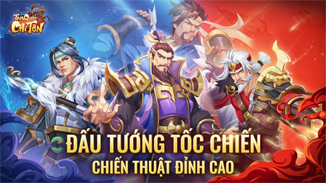 Tam Quốc Chí Tôn GAMZ – Game 3Q đấu tướng tốc chiến chính thức ra mắt