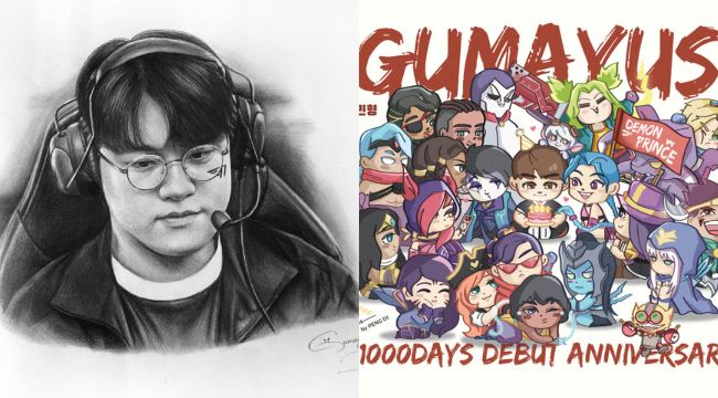 Gumayusi đăng ảnh fan Việt vẽ tặng, kỷ niệm 1000 ngày ra mắt LCK