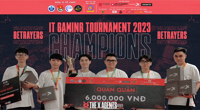 IT Gaming Tournament 2023: The X Agents công bố đội đoạt giải