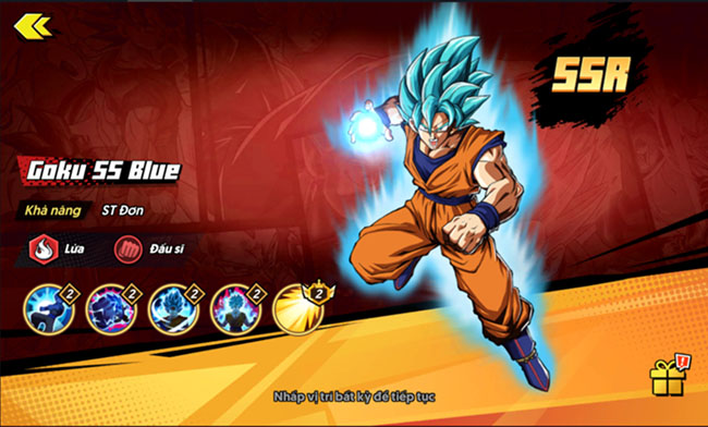Ơn giời cuối cùng Goku cấp độ Super Saiyan Blue cũng xuất hiện trong Kame Legend