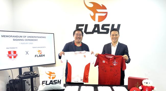 Team Flash hợp tác cùng CLB Bóng đá Hải Phòng, bước tiến mới của eSports Việt Nam