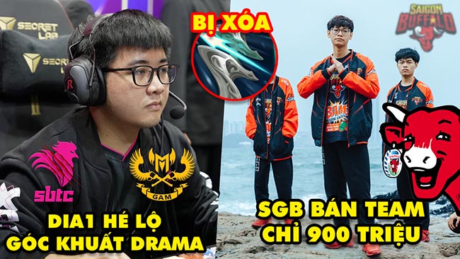 Update LMHT: Dia1 lên sóng hé lộ góc khuất drama, SGB bán team chỉ 900 triệu, Xóa Cung Phong Linh