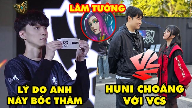 Update LMHT: Huni bất ngờ trước VCS, Lý do anh trọng tài bốc thăm CKTG 2023, Tướng chị gái Aphelios