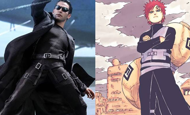 Keanu Reeves là cảm hứng thiết kế cho nhân vật Gaara trong Naruto, bạn có biết?