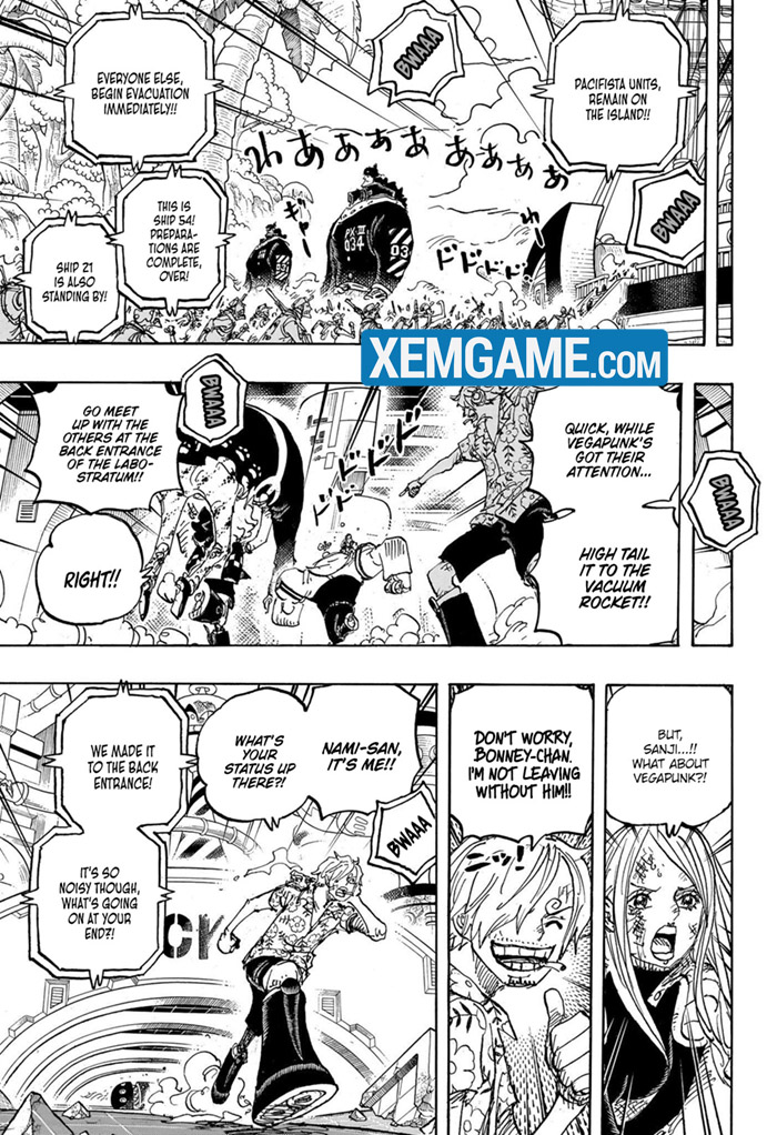 Spoiler One Piece 1105: Egg Head bị BUSTER CALL, một thế lực bí ẩn đến cứu team Luffy? 