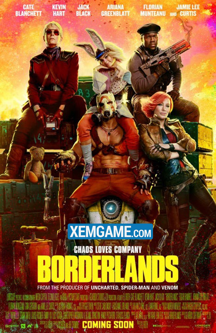 Borderlands lộ diện những hình ảnh, teaser trailer đầu tiên về dự án phim 