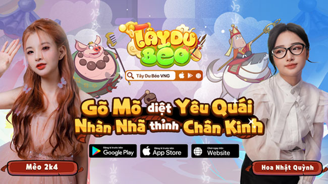 Tây Du Béo VNG – tựa game chiến thuât rảnh tay vượt ải chính thức ra mắt