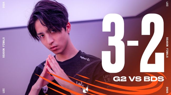 G2 “reverse sweep” BDS, chính thức giúp FNC và MAD dự CKTG 2024