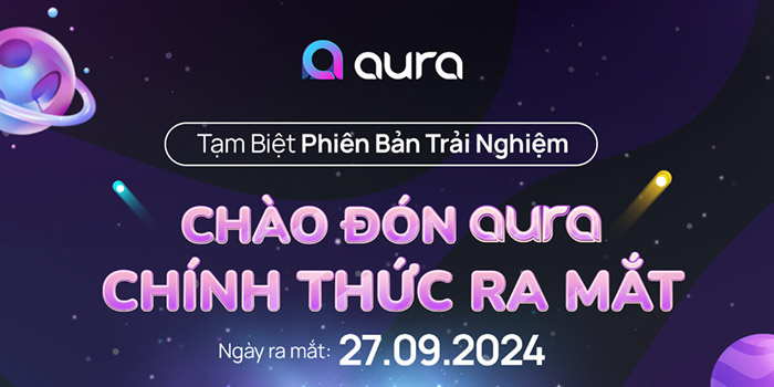 Chính thức ra mắt mạng xã hội tương tác trực tuyến “aura” 