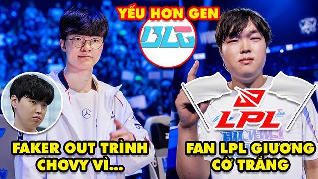 Update LMHT: Faker đã out trình hẳn Chovy, Fan LPL đồng loạt giương cờ trắng, Zeus nhận xét BLG