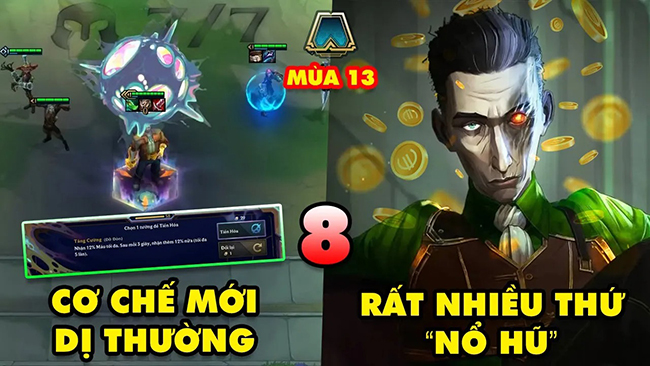 TOP 8 điều mới lạ bạn cần biết để leo rank trong ĐTCL Mùa 13