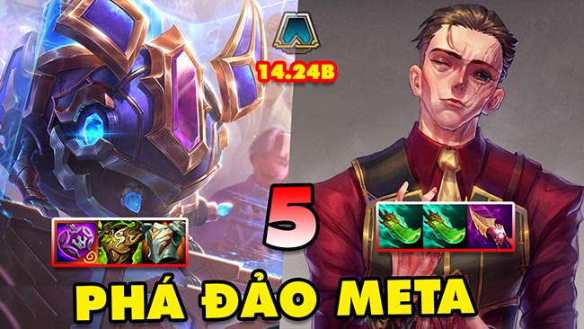 Top 5 đội hình phá đảo meta ĐTCL 14.24B