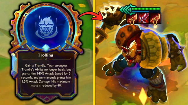 ĐTCL 13.3: Hướng dẫn đội hình Thích Chơi Troll Trundle reroll, vừa được buff khỏe