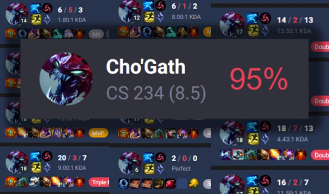 LMHT: Game thủ main Cho’Gath chia sẽ bí quyết tận dụng lối đánh “siêu dí” cho vị tướng này