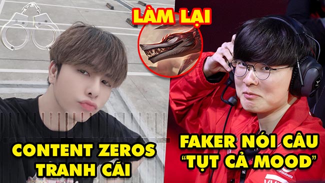 Update LMHT: Zeros làm content gây tranh cãi, Faker khiến fan “tụt cả mood”, Naafiri làm lại