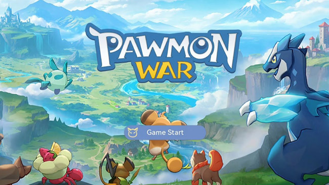 Pawmon!.io – game giải trí chiến đấu theo phong cách Vampire Survivor