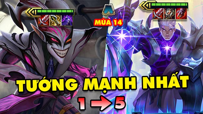 Top tướng mạnh nhất từ mốc 1 đến 5 vàng trong ĐTCL mùa 14