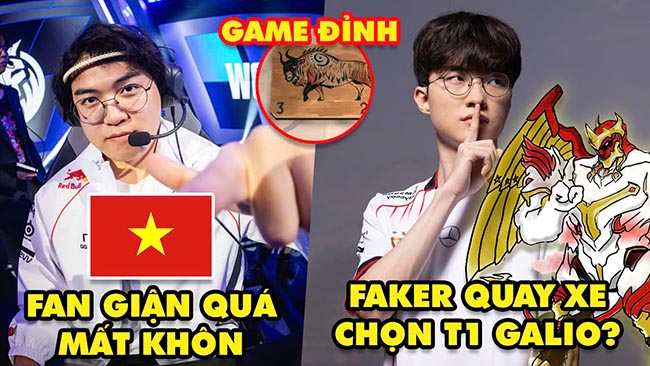 Update LMHT: Fan Gumayusi Việt Nam giận quá mất khôn, Faker có thể đã chọn skin Galio, Bàn Tay Quỷ