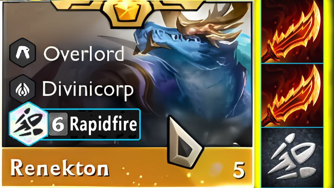 ĐTCL 14.2: Thử nghiệm bài dị Cá Sấu Renekton với Ấn Liên Kích