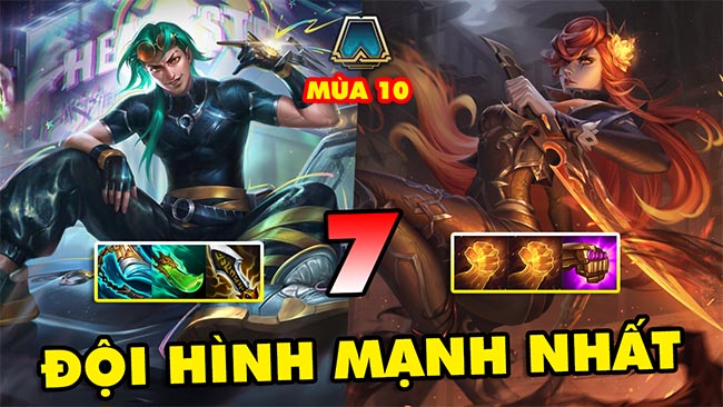 TOP 7 đội hình MẠNH NHẤT để leo rank trong Tái Hiện Mùa 10