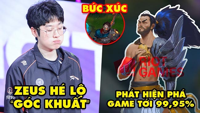 Update LMHT: Zeus hé lộ góc khuất game thủ, Riot phát hiện phá game tới 99,95%, Bức xúc skin Viktor