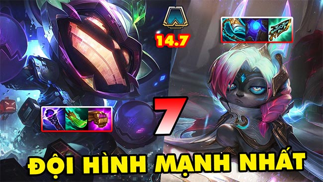 Top 7 đội hình mạnh nhất để leo rank trong ĐTCL 14.7
