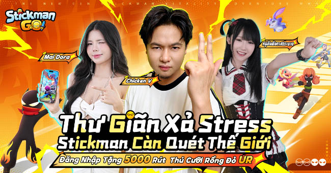 MMO treo máy “Stickman GO” chính thức ra mắt – Nhận giftcode độc quyền từ các KOL hàng đầu!