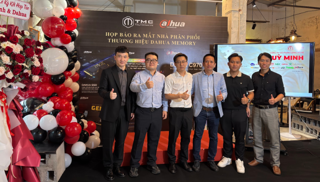 Thùy Minh Technology trở thành nhà phân phối chính hãng sản phẩm bộ nhớ Dahua