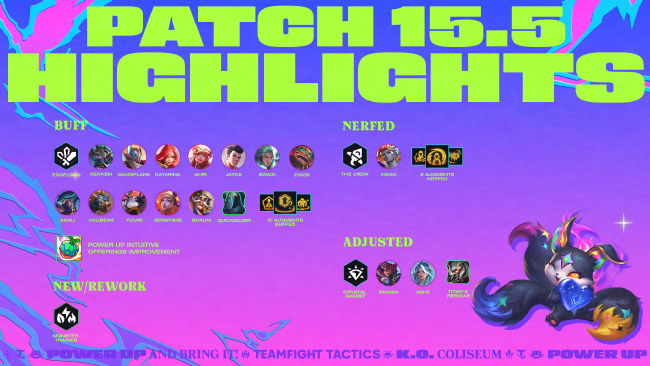 ĐTCL 15.5: Top đội hình mạnh để cày cuốc phiên bản mới