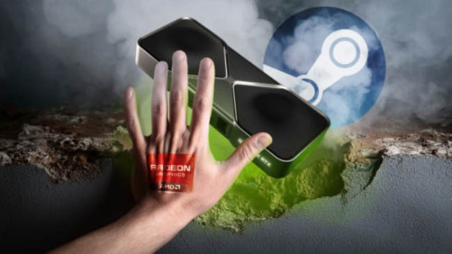 Sự thống trị của GPU Nvidia cuối cùng đã đảo chiều trên Steam