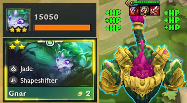 ĐTCL Tái Hiện 7.5: Hướng dẫn con bài dị Gnar Ngọc Long reroll – lỗi hơn cả Long Thần