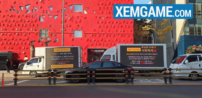 xe tai cua fan gumayusi