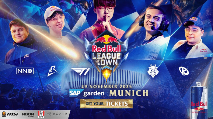 T1 có cơ hội thử nghiệm đội hình tại Red Bull League of Its Own T1 có cơ hội thử nghiệm đội hình tại Red Bull League of Its Own