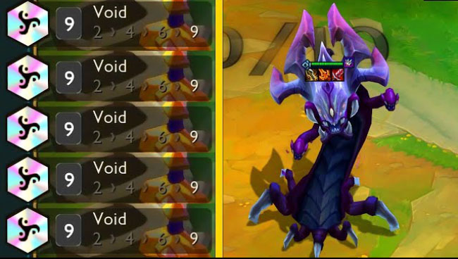 ĐTCL 16.1b: Hướng dẫn đội hình Hư Không nổi lên hậu cập nhật