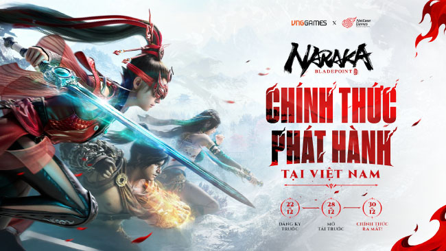 Naraka: Bladepoint được VNGGAMES chính thức phát hành, ấn định ra mắt ngày 30.12.2025