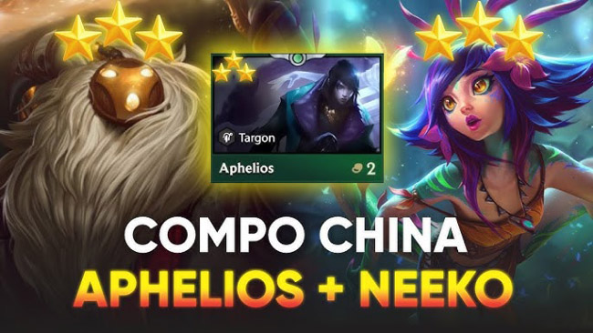 ĐTCL 16.2: Hướng dẫn đội hình Aphelios Bard reroll biến thể mới với song sát Neeko và Nidalee