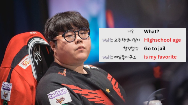 LMHT: SKT T1 Wolf bất ngờ bị lộ những đoạn chat cũ không đúng mực với trẻ “vị thành niên”