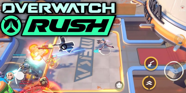 Overwatch Rush: Overwatch mobile chính chủ nhưng có góc nhìn từ trên xuống