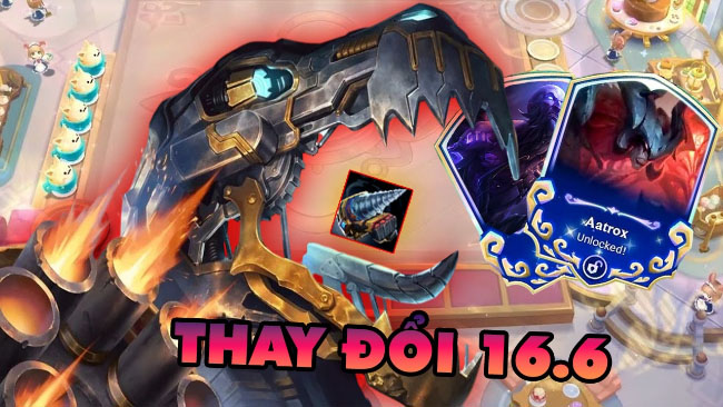 Thay đổi 16.6: Thời kỳ tận diệt Khủng Long, phần lớn tướng được làm lại điều kiện mở khóa