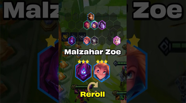 ĐTCL 16.6: Tìm hiểu 2 form bài Zoe – Malzahar reroll mạnh nhất bản mới