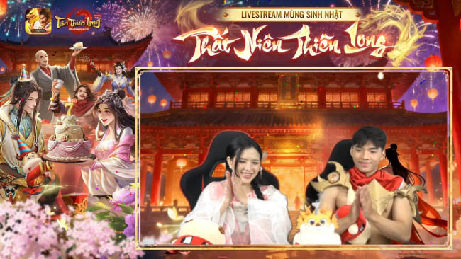 Cộng đồng đón mưa quà tặng trong Livestream đặc biệt sinh nhật 7 tuổi Tân Thiên Long Mobile