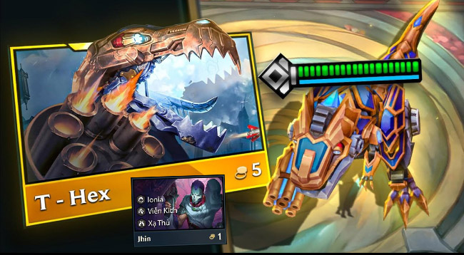 ĐTCL 16.8: Trải nghiệm đội hình mới Jhin T-Hex thú vị