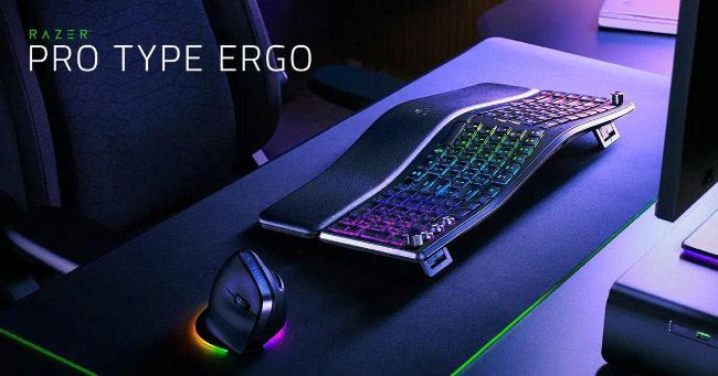 Razer ra mắt Pro Type Ergo – bàn phím công thái học đầu tiên của hãng