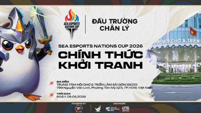 Đấu Trường Chân Lý là bộ môn duy nhất thi đấu nội dung nữ tại SEA Nations Cup 2026