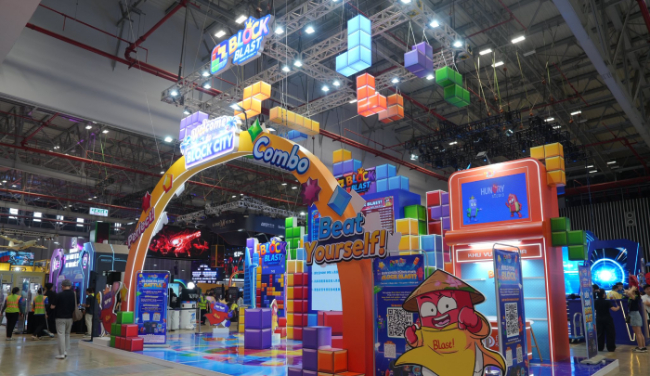 Funtap mang đến booth Block Blast đầy sáng tạo trong GameVerse 2026