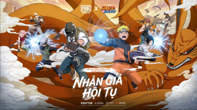 PUBG Mobile hợp tác cùng Naruto trong sự kiện hợp tác bùng nổ hè 2026