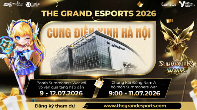 The Grand Esports 2026: Summoners War mang Chung kết Đông Nam Á đến Hà Nội 