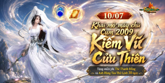 Kiếm Vũ Cửu Thiên tái hiện tinh thần Kiếm Thế 2009