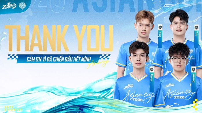 Asian Cup 2026 – Hành trình dang dở của Zingspeed Mobile Việt Nam
