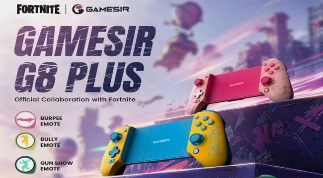 GameSir hợp tác Fortnite công bố bộ sưu tập tay cầm chơi Game Mobile chính hãng